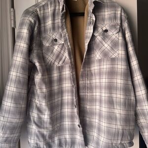 Gray Plaid Men's Jacket